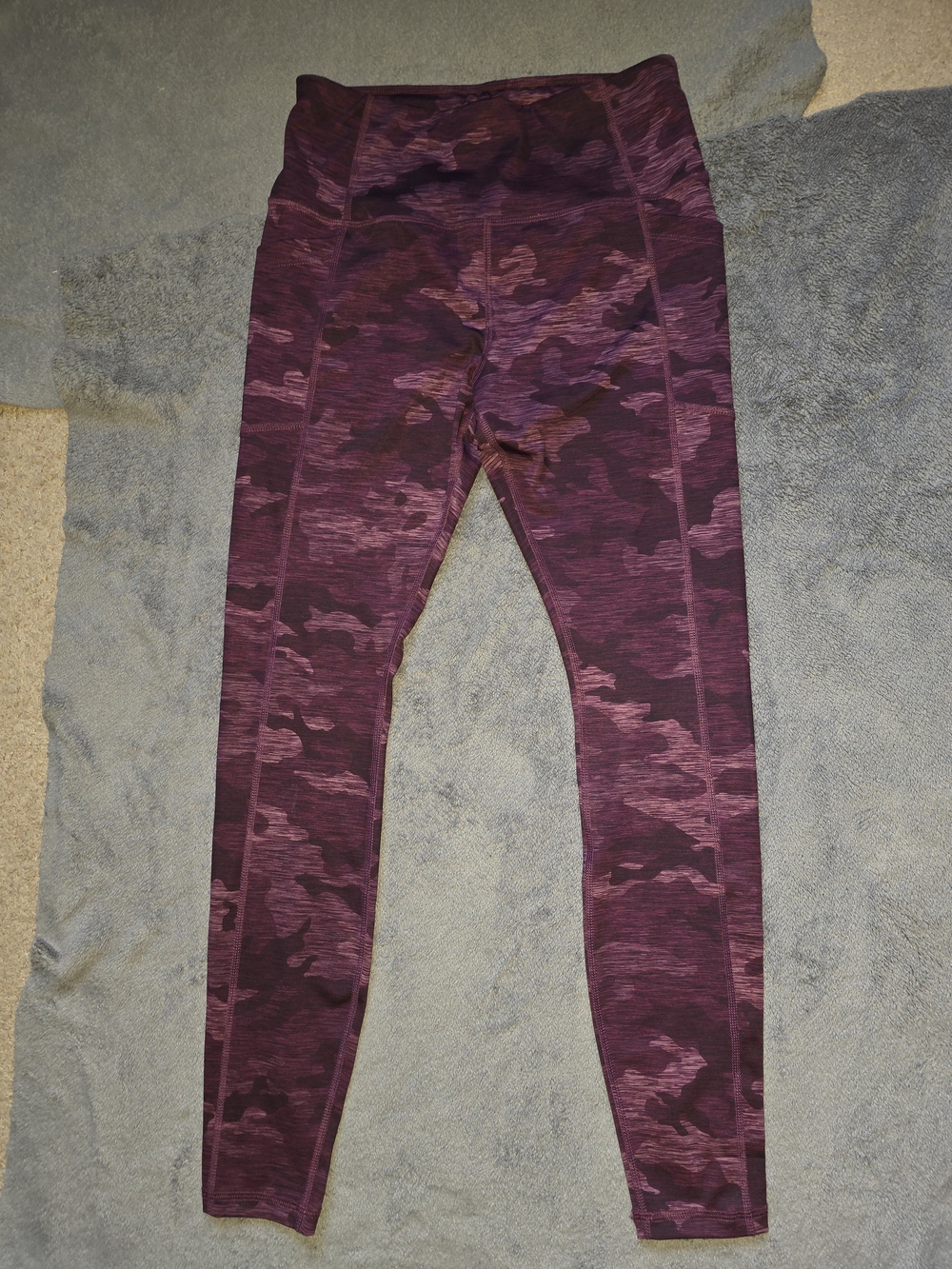 NWOT Grape Camo Leggings